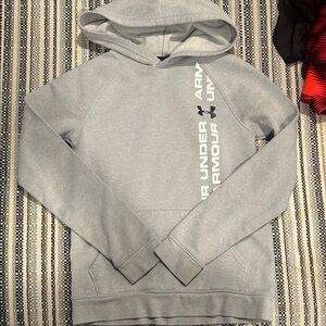 Under Armour Men's Light Gray Hoodie